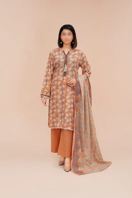 Luxury Stitched Collection Premium Lawn Embroidered - Vol 52-S | Artical-05