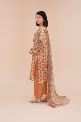Luxury Stitched Collection Premium Lawn Embroidered - Vol 52-S | Artical-05