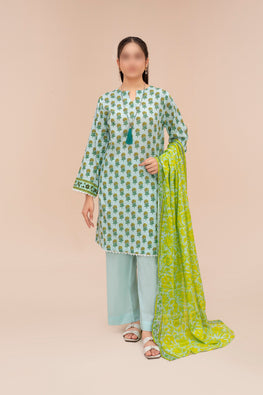 Luxury Stitched Collection Premium Lawn Embroidered - Vol 52-S | Artical-05