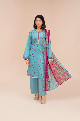 Luxury Stitched Collection Premium Lawn Embroidered - Vol 52-S | Artical-05