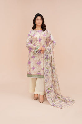 Luxury Stitched Collection Premium Lawn Embroidered - Vol 52-S | Artical-05