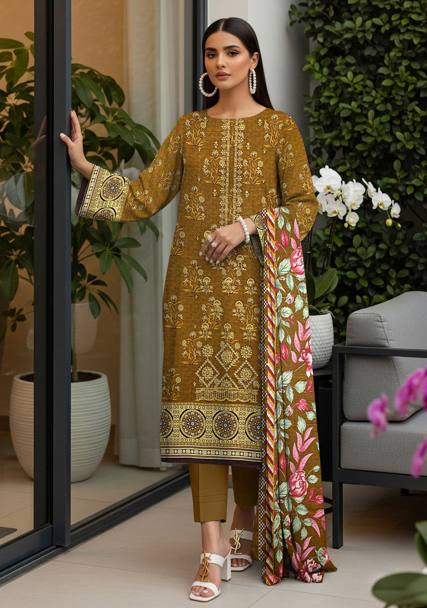 Khaddar 3pcs Artical#03B