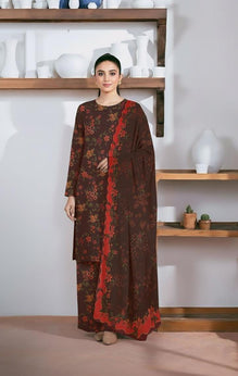 Azmira khaddar 3pcs printed