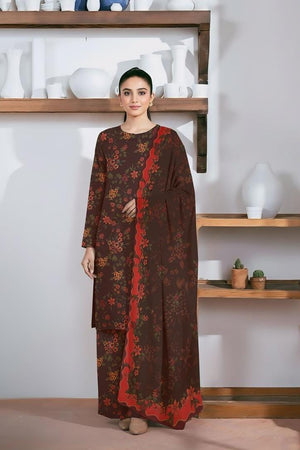 Azmira khaddar 3pcs printed
