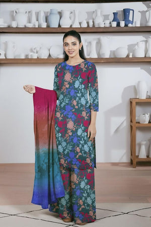 Azmira khaddar 3pcs printed
